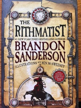 The Rithmatist by Brandon Sanderson - Illustrated Hardcover First Edition